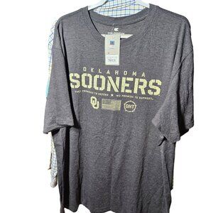 Colosseum Oklahoma Sooners Mens Big & Tall 2XT T-Shirt